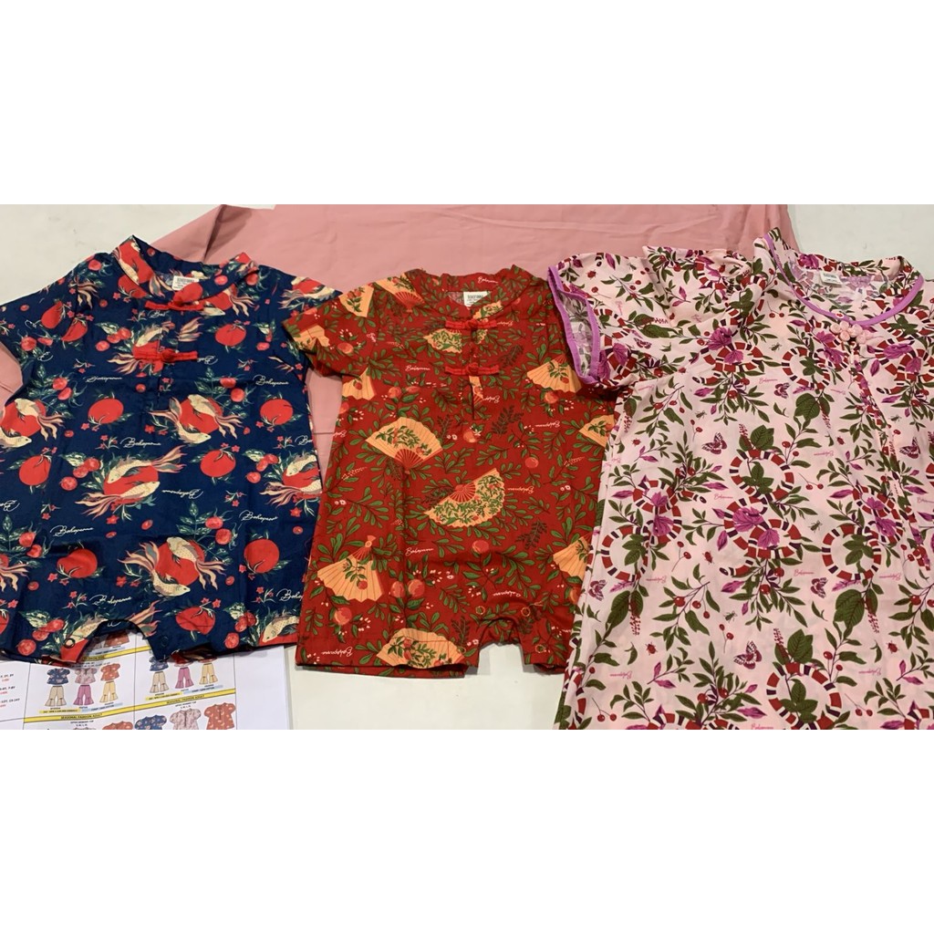 Bohopanna Qipao Baby Dress -  Qipao Set Kids - Qipao Mommy Top