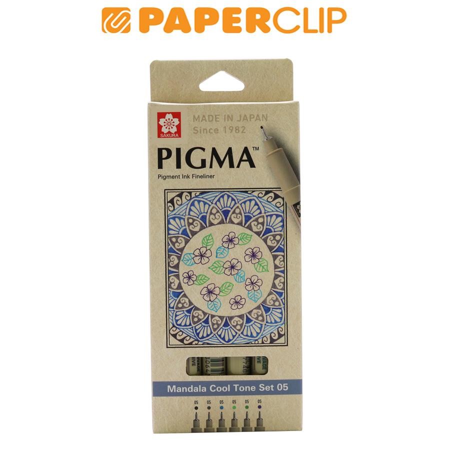 

PULPEN / PEN SAKURA PIGMA MICRON MANDALA COOL TONE SET 05 XSDK05-MD6B