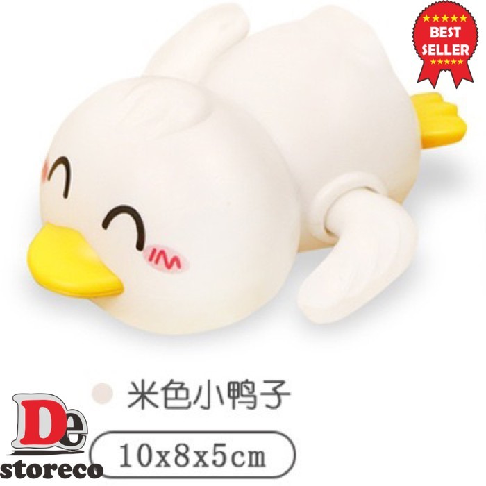 (DTO) Mainan Kepiting Berenang - Mainan Mandi Bayi Kepiting - Bebek Putih