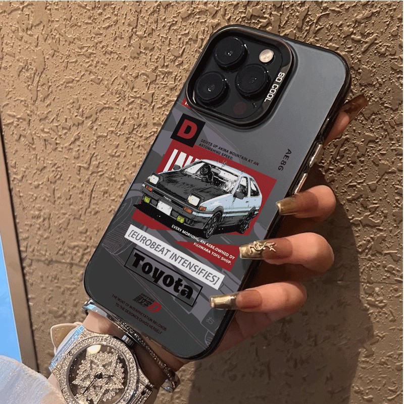 Casing VIVO Y21 2020 Y20 Initial D AE86 kepribadian Case White CASING VIVO Y22 Y50 Y17 Y91C V27 V23 