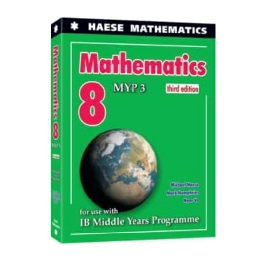 

HAESE mathematics 8 MYP 3 3rd edition