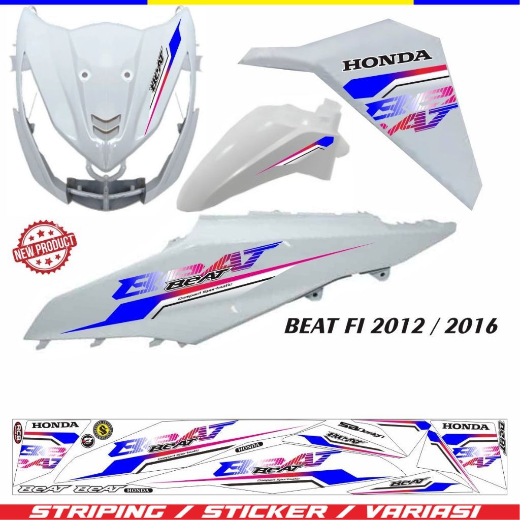 STRIPING MOTOR BEAT FI 2013 VARIASI / STRIPING BEAT FI 2015 VARIASI KEREN