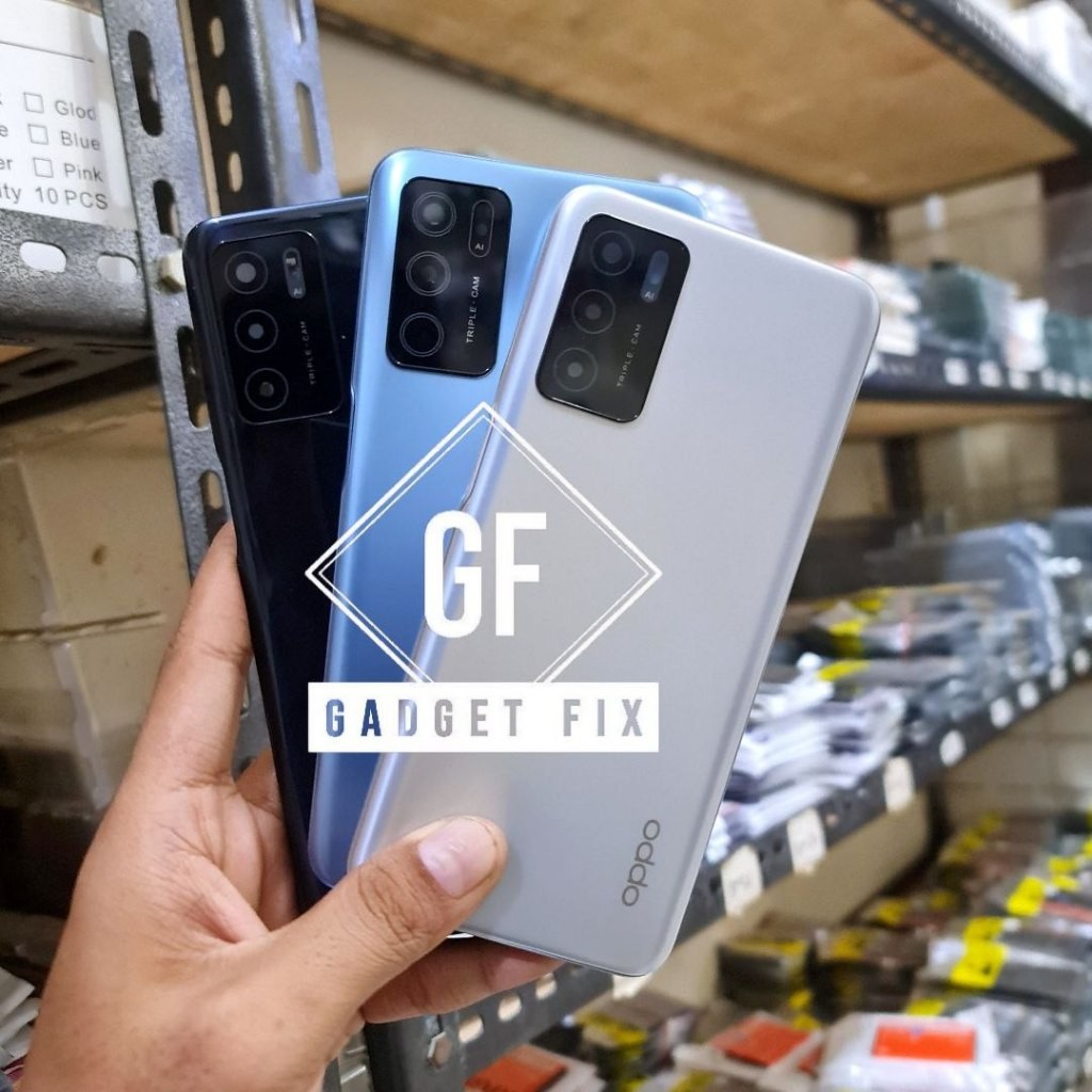 CASING HOUSING HP OPPO A16 CPH2269 BACKDOOR + BEZEL TUTUP BELAKANG BEKDOR KESING