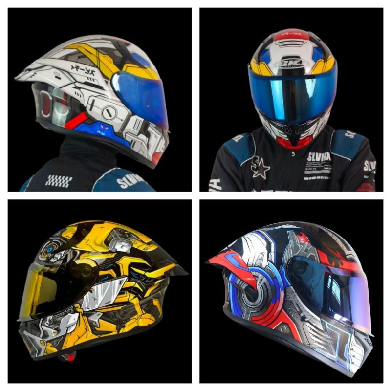 helm skj FALCON Full Face Bumblebee Gundam