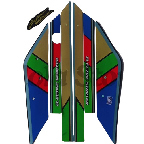 Stiker Striping Astrea Prima 1991\1990 Biru Merah List Body Motor Honda Astrea Prima 1990/1991