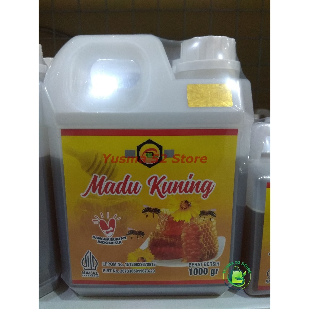 

Madu Kuning AMK 1kg Mengandung Propolis