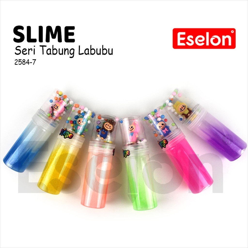 DWAZ77H Slime Import BONEKA LABUBU BALL 2584-7/ Slime Botol Panjang Fancy