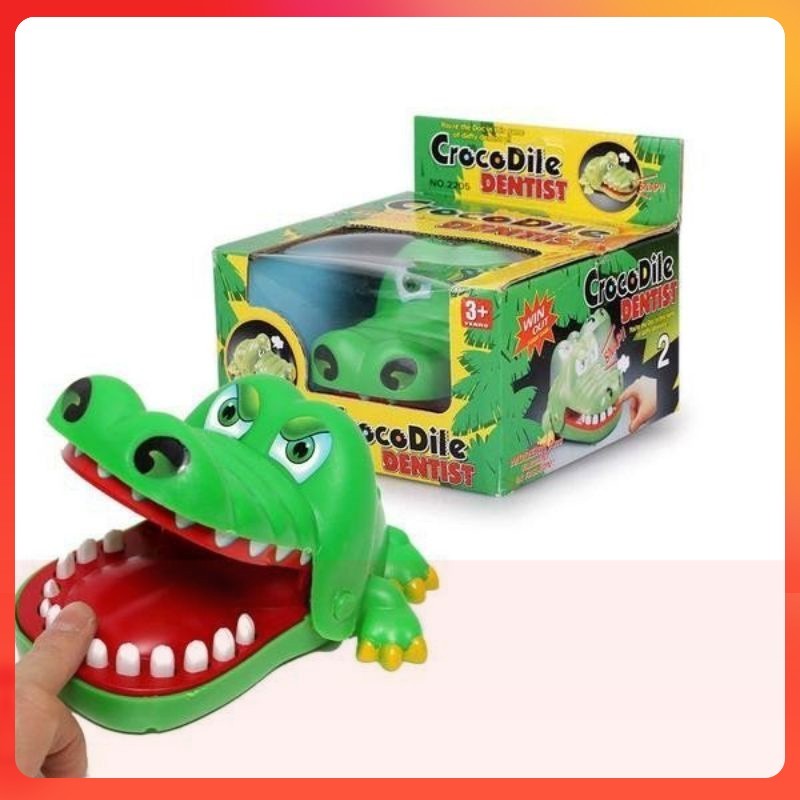 mainan buaya gigit makassar motif random