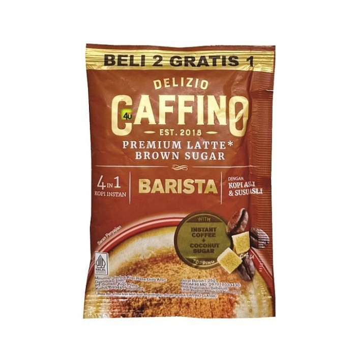 New Item CAFFINO BARISTA BROWN SUGAR SCT 25G