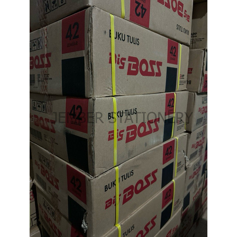 

(1box) Buku Tulis Boxy Big Boss 42 Lembar
