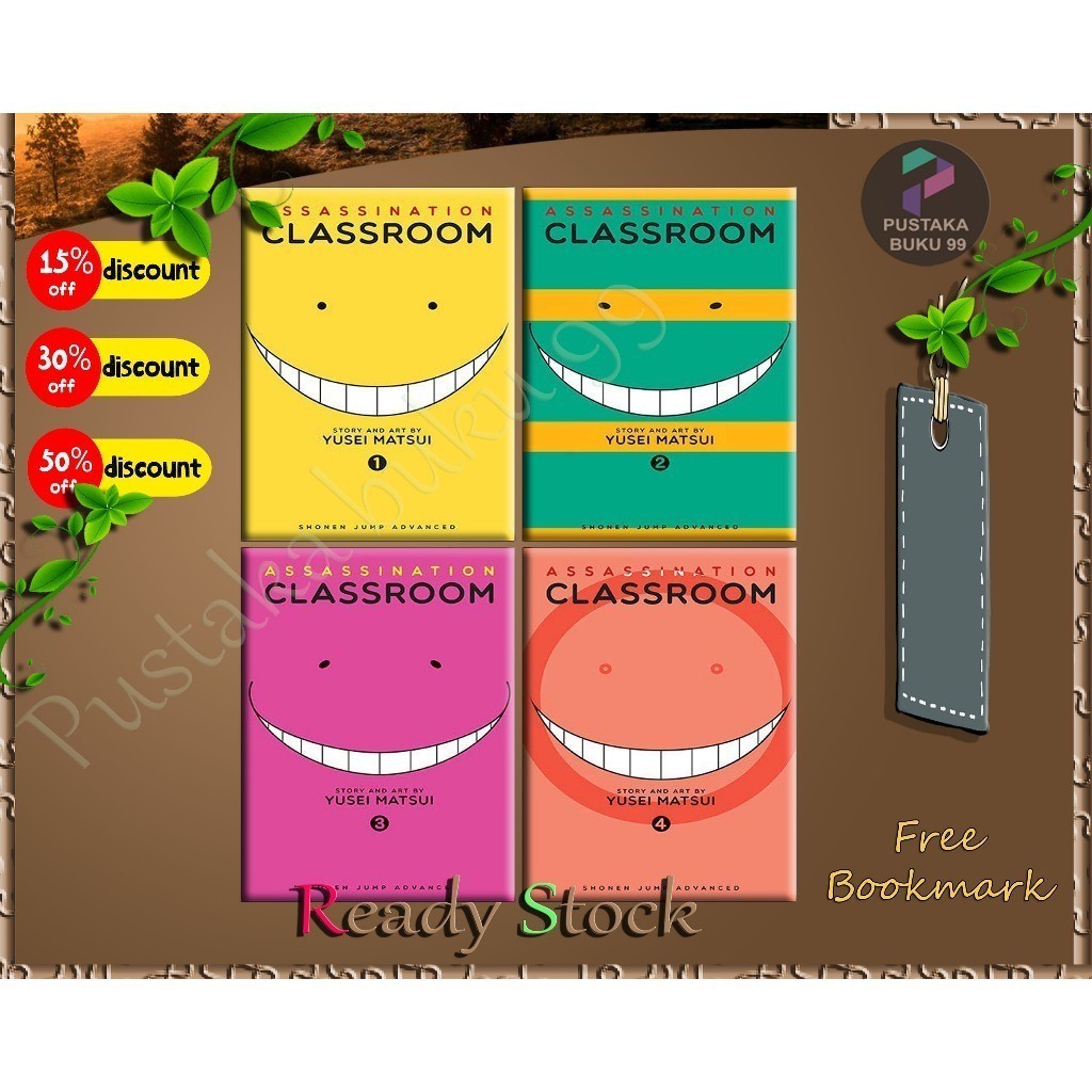 Assassination Classroom Series Vol 1-4 Collection