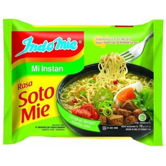 

indofood Indomie Soto Mie Mi Instan 70 gr