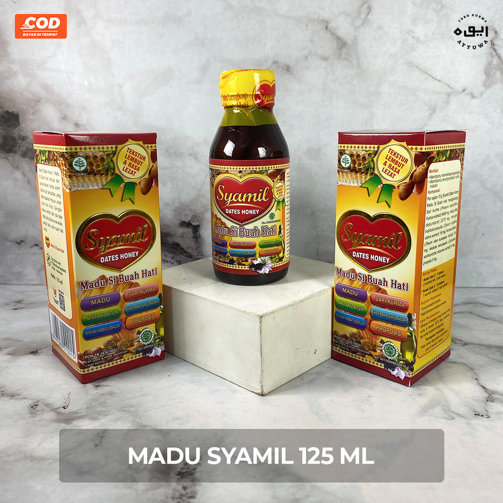 

MADU SYAMIL KEMASAN 125GR / DATES HONEY MADU ANAK / MADU SI BUAH HATI