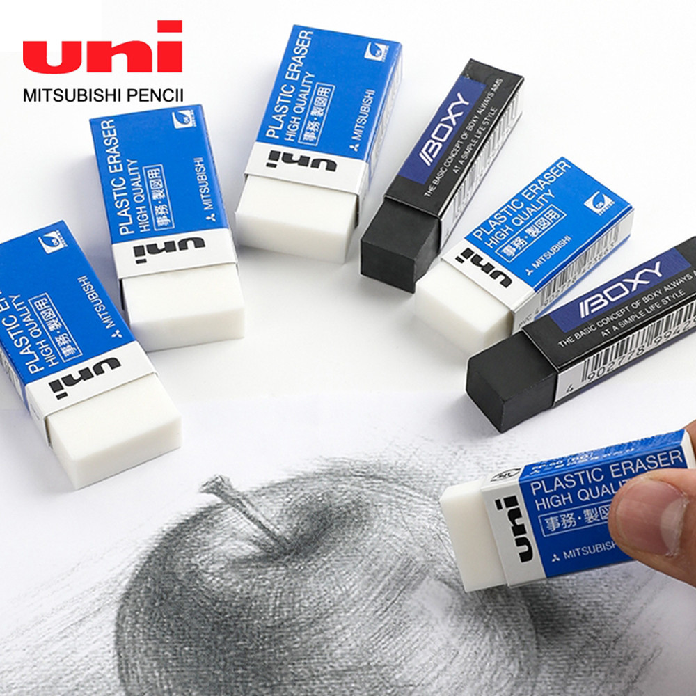 

3/5/10pcs Japan UNI Pencil Eraser Is Wiped Clean Not Easy To Leave Marks Students Draw and Sketch Kawaii School Stationery