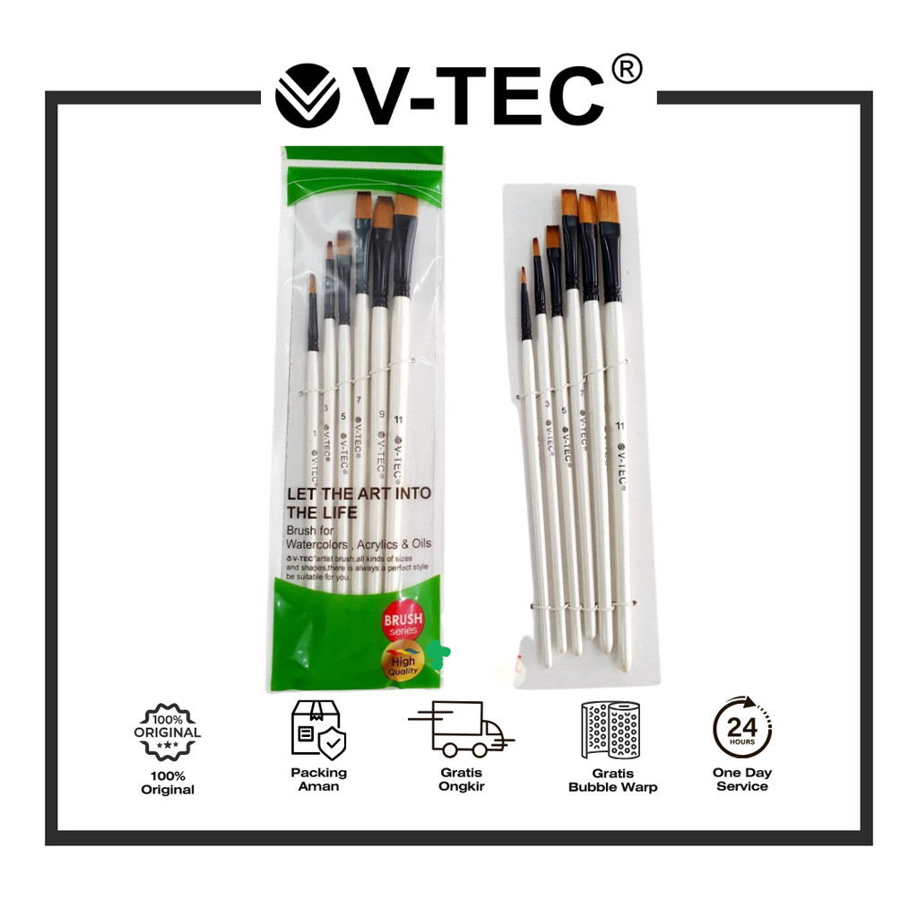 

V-TEC KUAS LUKIS SERBAGUNA TYPE A0017H-6A/6