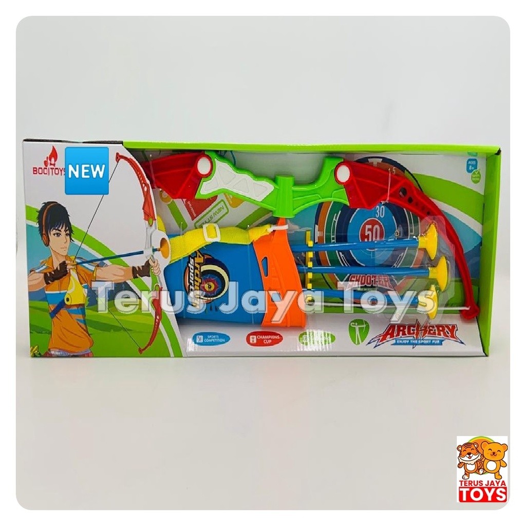 LETERSHOP Mainan panah set - mainan panah panahan archery
