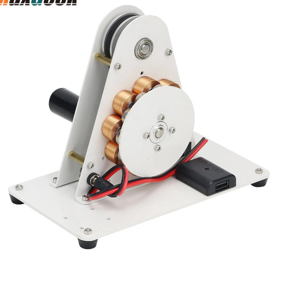 Emergency Hand Crank Generator Pengisi Daya Tangan Tangan 12V Magnet Permanen Generator Daya Kecil