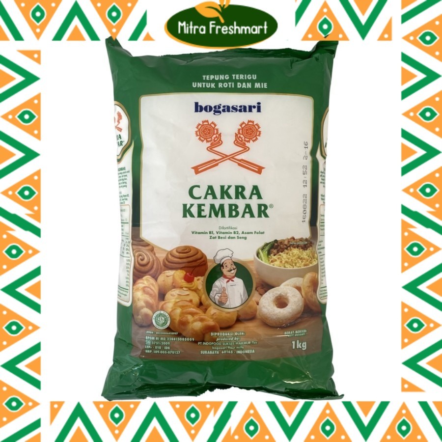 

Cakra Kembar Tepung Terigu Premium 1 KG