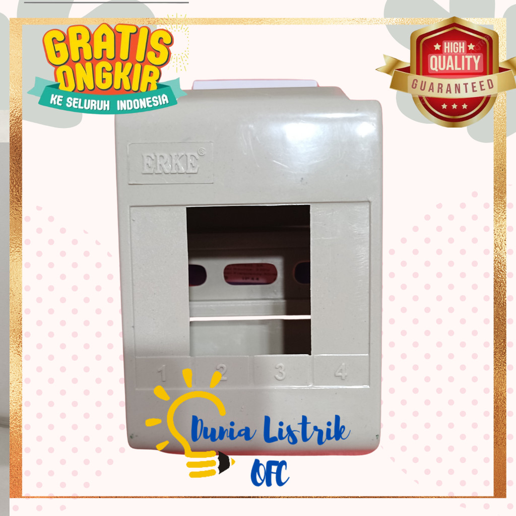 Box MCB 2 Grup 1 Grub Outbow Box MCB 2Grub Abu - abu Kotak MCB Luar Murah Kotak MCB 2 Grub Kotak MCB