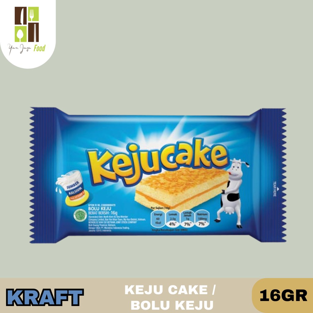 

Kraft Keju Cake Bolu Keju Kraft 16 gr