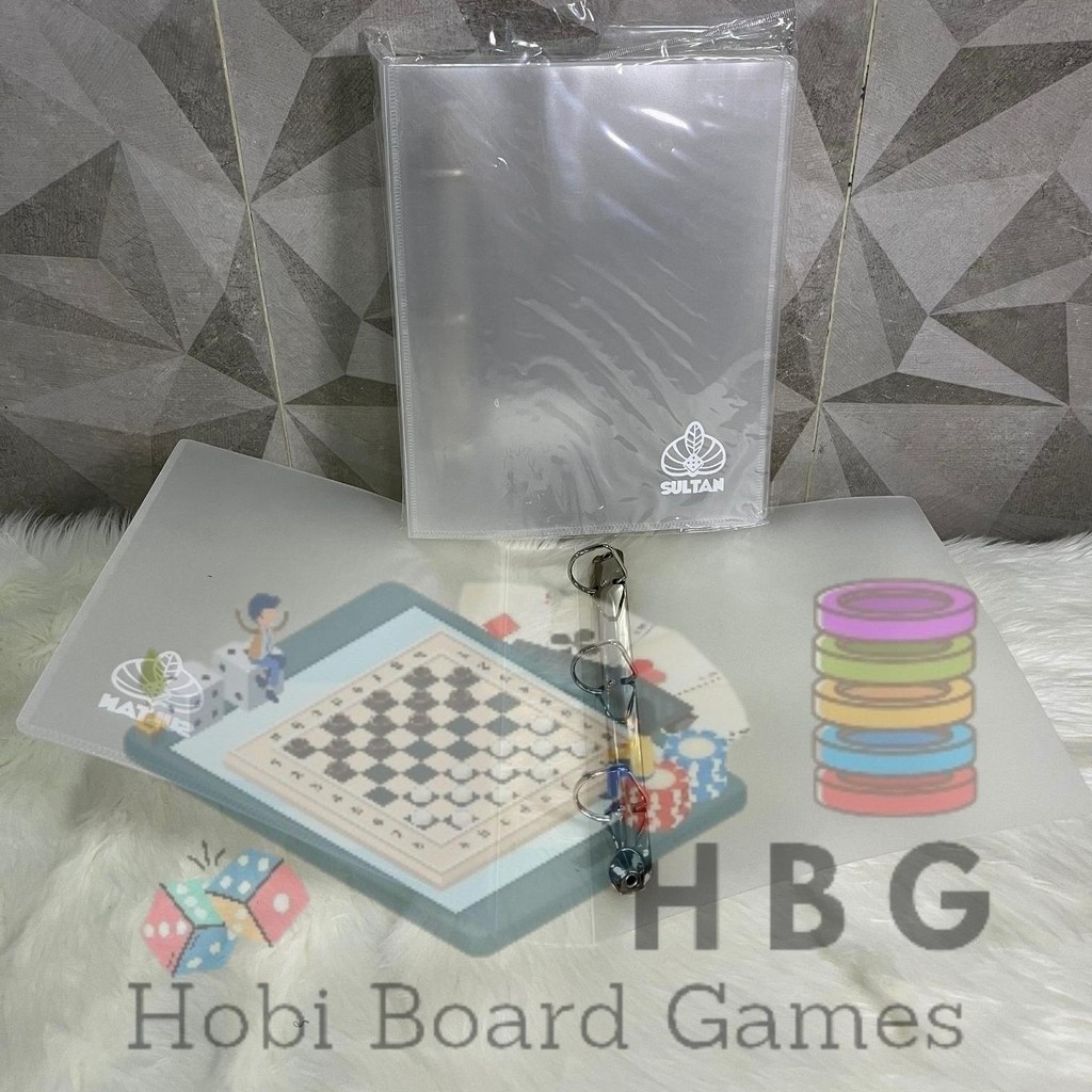 

Sultan Supply Album Transparent Ring Binder Matte 3 Rings A4 A5