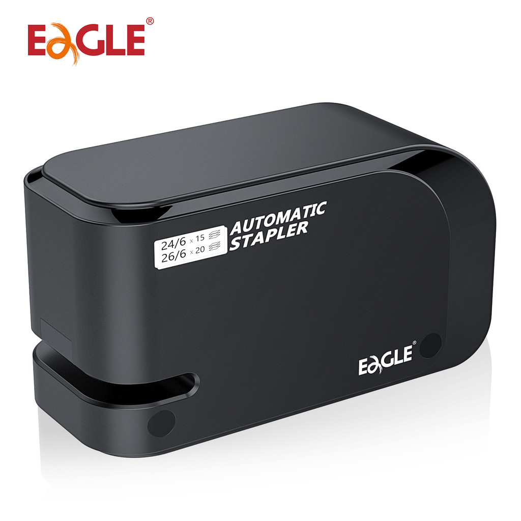 

EAGLE automatic electric Stapler, With free 2000 staples, 20-sheet capacity, Dual power supply, office,school binding supplies