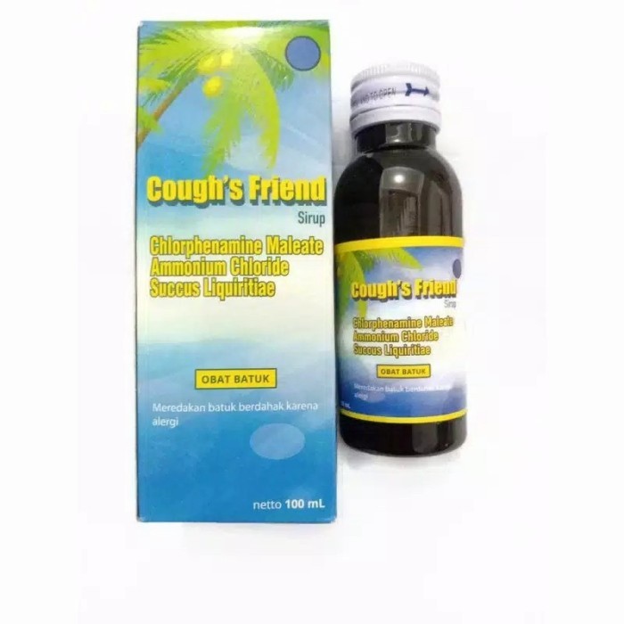 banda aceh Cough's Friend 100ml Meredakan batuk berdahak karena alergi.