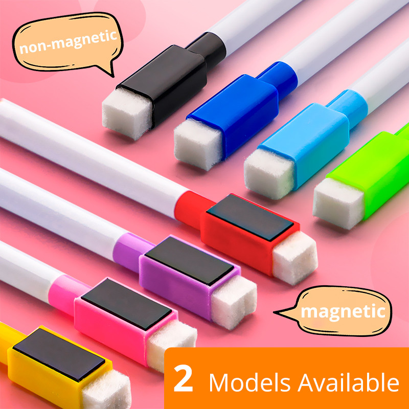 

8 Colors Colorful Magnetic Dry Erase Erasable Whiteboard Pen Pencil Marker for School Office Home Stationary Supplies
