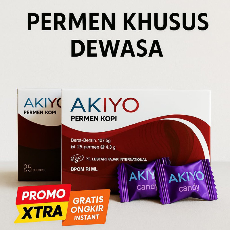 obat kuat pria wanita Permen Akiyo Candy Asli Original