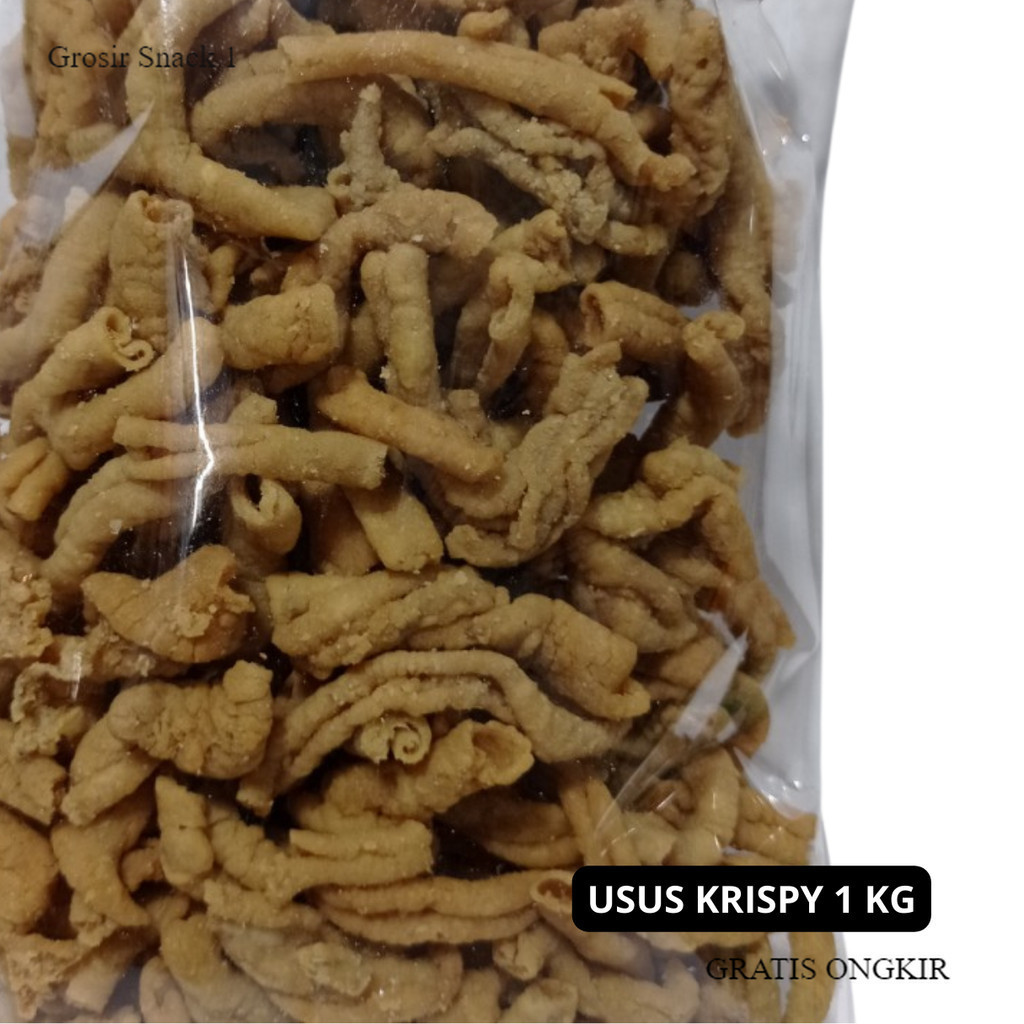 

NEW TERLARIS Termurah Kripik Usus Ayam 1Kg Super Rasa Original