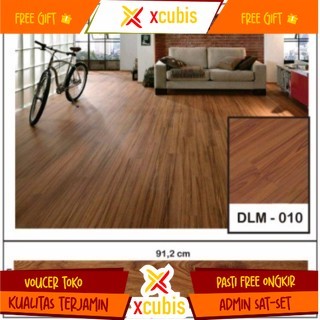 Vinyl Stiker Lantai Kayu Vinyl Lantai Premium 91.5 cm X 15 cm Vinyl High Quality PAKET 50 PCS
