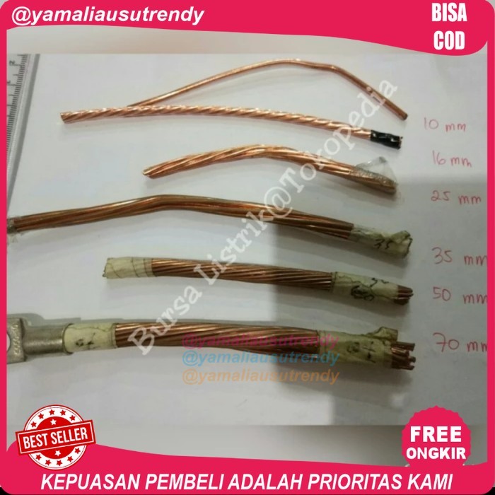 Kabel Grounding BC 4mm full Bare copper 100m