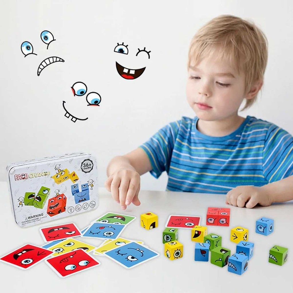 

Harga Paling Terjangkau Yijia Mainan Puzzle Kubus Kayu Face Changing Funny Building Blocks - MMM-1055 Barang Terbaik