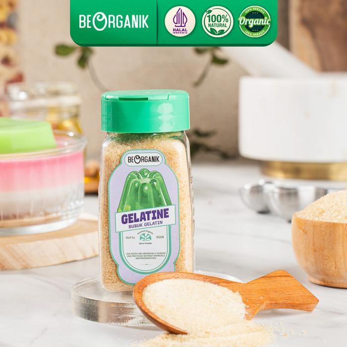 

NEW- [Bahan Makanan] Beorganik Gelatine Powder / Bubuk Gelatin Asli Organik