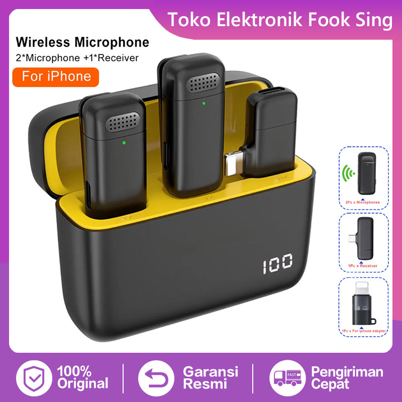 HOT K6 Mikrofon Nirkabel K Lapel K Speaker BT Portabel Speaker DJ MIC Gamer Mikrofon Telepon Gaming 