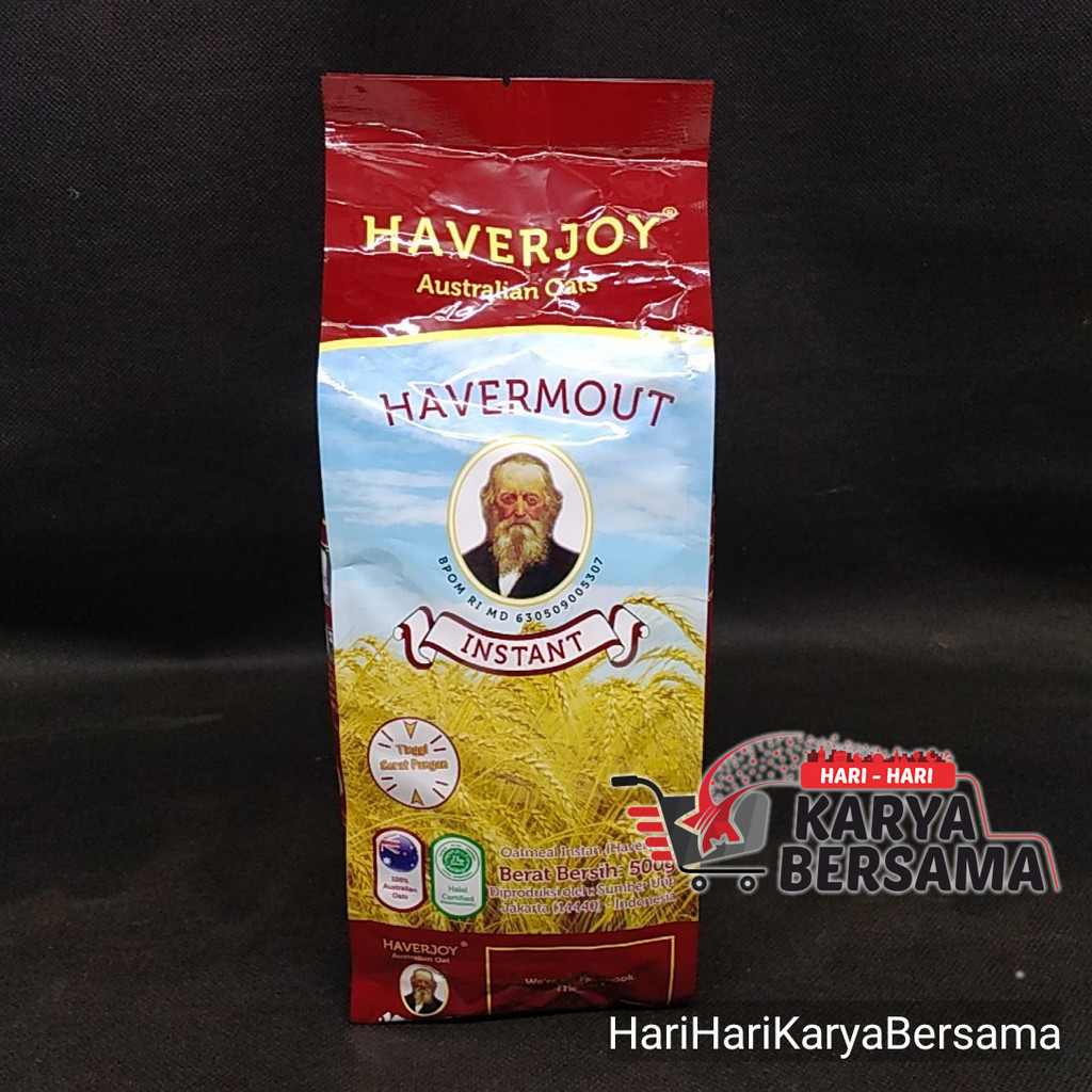 

MENU SARAPAN HAVERJOY HAVER JOY AUSTRALIAN OATS HAVERMOUNT INSTAN POUCH 500GR