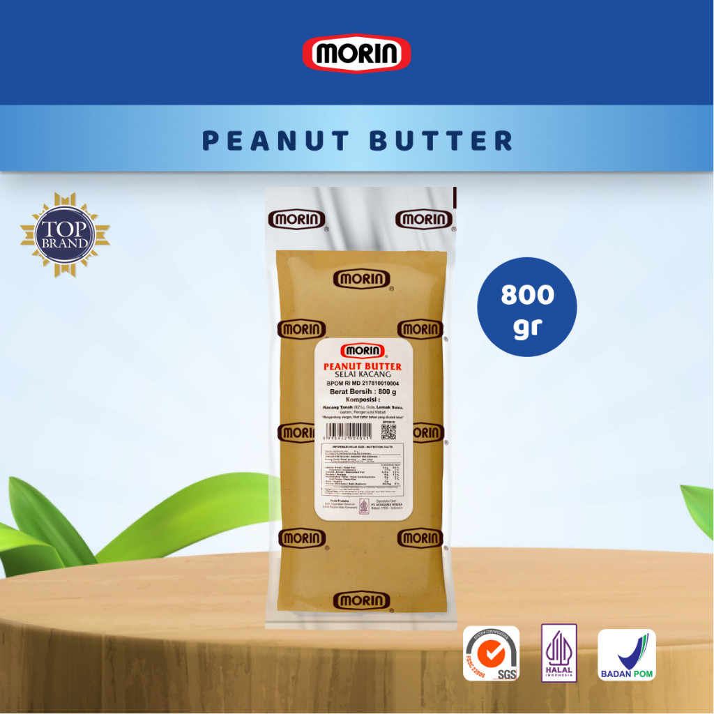 

Morin Peanut Butter 800 Gr - Selai Kacang Creamy Kaya Protein