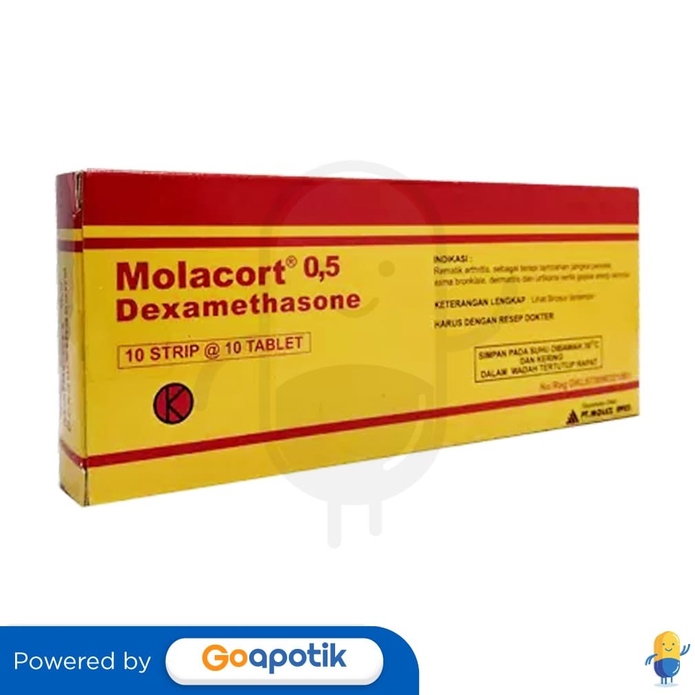 Molacort 0.5 Mg Box 100 Tablet