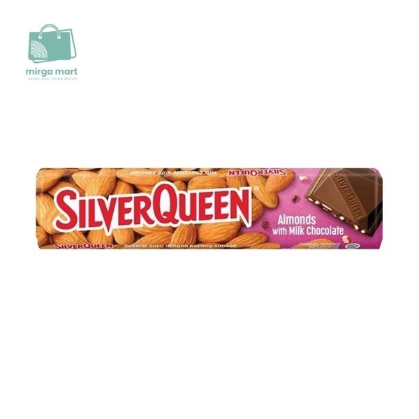 

SILVER QUEEN COKLAT ALMOND 55 GR mirga mart