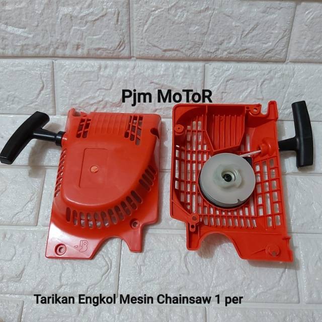 

5200 RECOIL STARTER TARIKAN KAP ENGKOL 1 PER MESIN CHAIN SAW SENSO SINSO MINI 5500 KECIL amplas