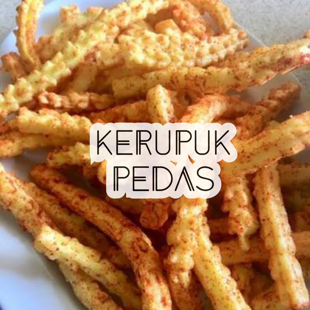 

BESTSELLER kerupuk manggar pedas 1kg kerupuk manggar pedas krupuk manggar pedas