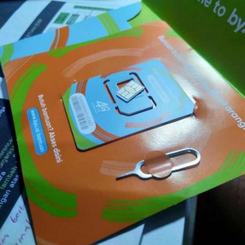 KARTU PERDANA BY.U 2 Mbps + kuota unlimited 30 hari