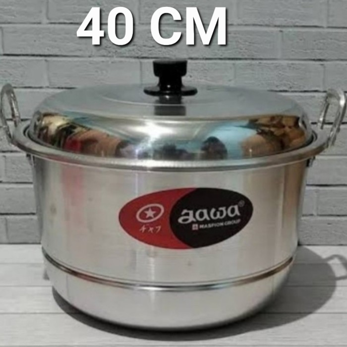 panci langseng kukusan dandang maspion jawa 40 cm stok terbatass