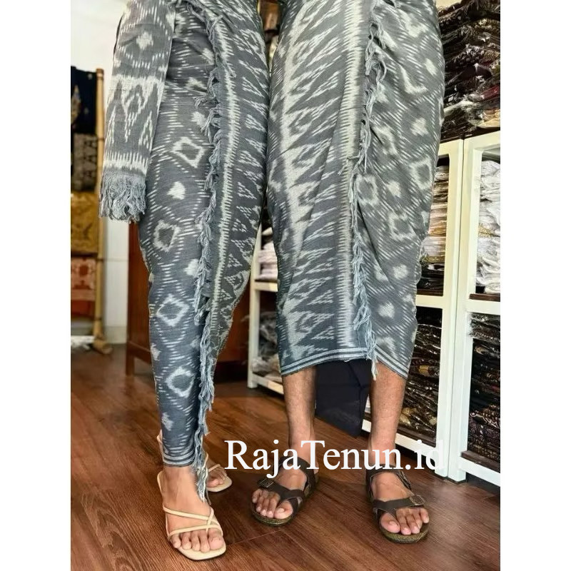 couple blangket bali saput kamen etnik kain premium