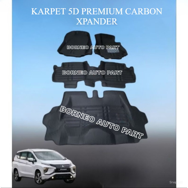 KARPET MOBIL 5D XPANDER PREMIUM CARBON