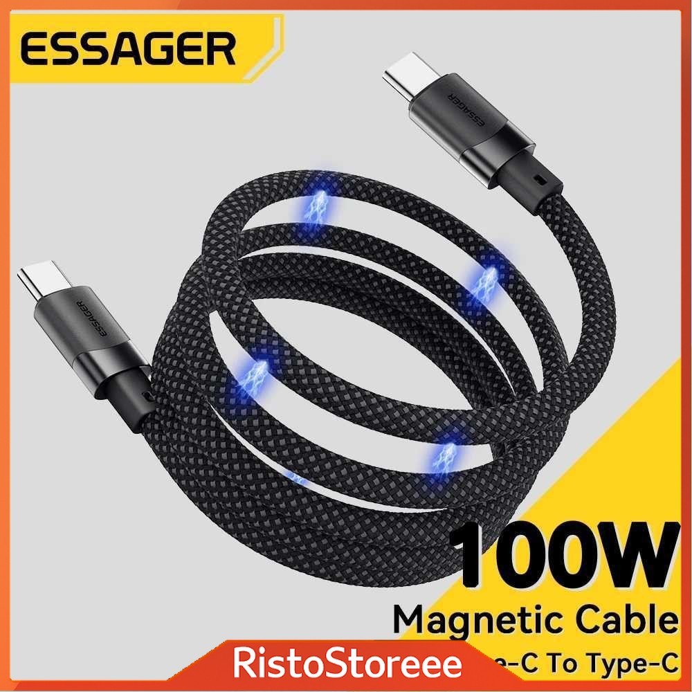 Kabel Data USB Type C to Type C Magnetic Fast Charging 100W - ES-X53