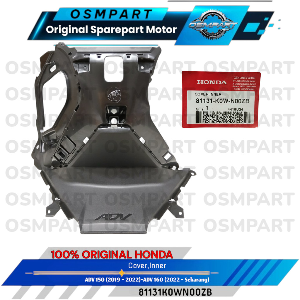 COVER INNER TEBENG ADV 150 ADV 160 HONDA 81131K0WN00ZB ORIGINAL