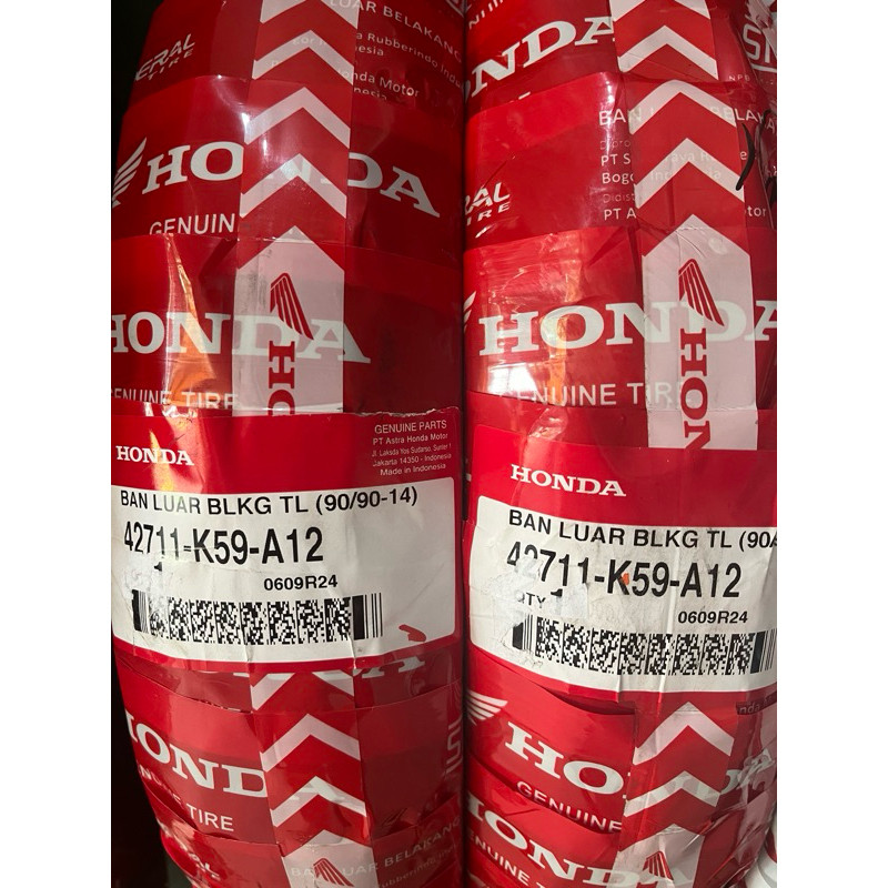 Ban belakang tubeless ring 14 vario 110 125 150 beat scoopy federal ahm