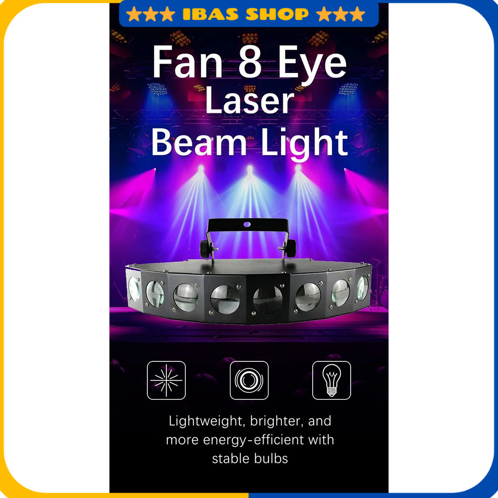 Lampu Sorot LED Laser Beam Disco RGBW Dynamic DMX512 - KM36