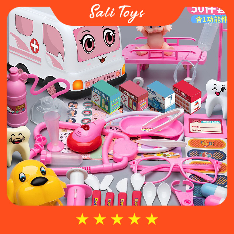 Mainan Anak LucuMAINAN MEDICAL DOKTER SET MOBIL / MAINAN DOKTER ANAK/MAINAN MOBIL DOKTER ANAKmainan 